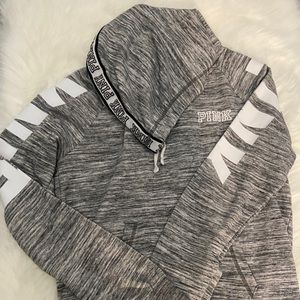 Heather Gray Hoodie By Pink